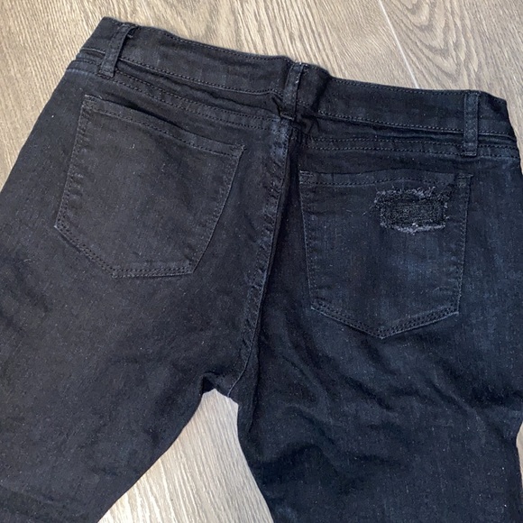 Black distressed denim jeans - Picture 6 of 6